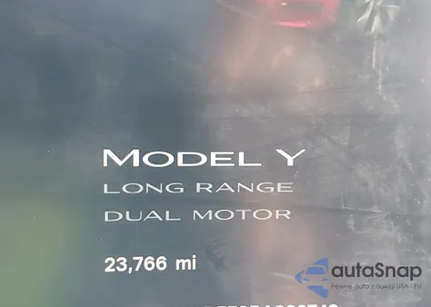 2024 Tesla Model Y Long Range Dual Motor All-Wheel Drive из США, поврежденный, VIN 7SAYGDEE8RA232743